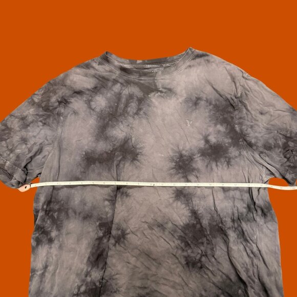 American Eagle Black Tie-Dye Tee – Size L | Super Soft Cotton Unisex Streetwear - Picture 6 of 9